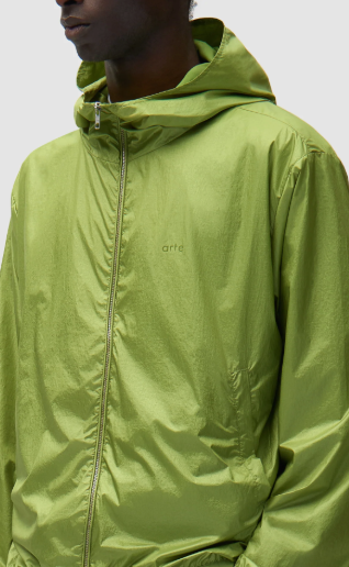 Glanzend nylon jasje