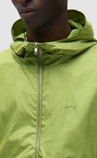 Glanzend nylon jasje