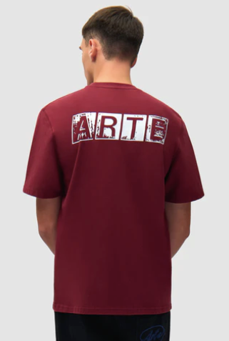 T-shirt met print op de rug