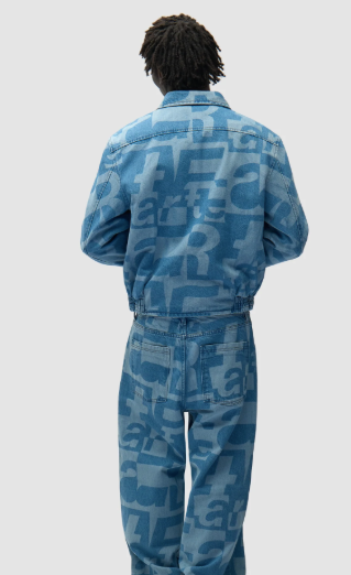 Volledig denim jas