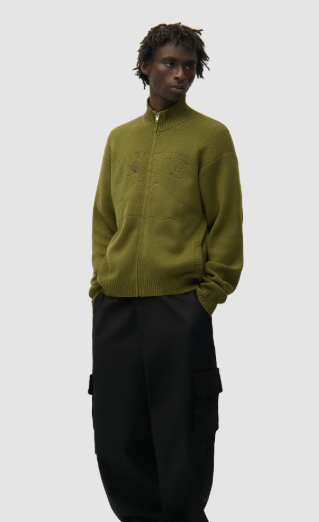 Vest met Diels-kraag