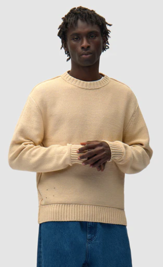 Omkeerbaar gebreid label