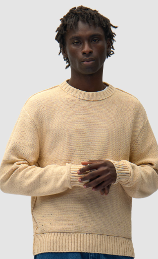 Omkeerbaar gebreid label