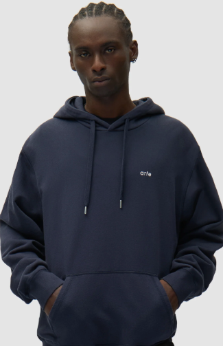 Hoodie met poster op de rug