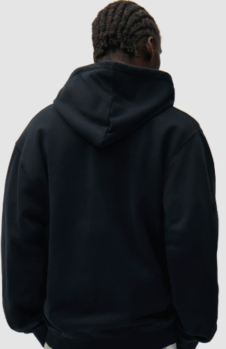 Hoodie met collage-logo