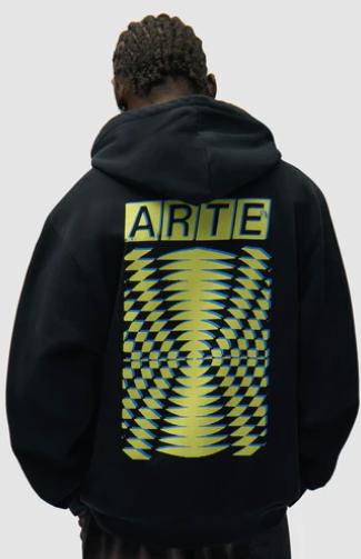 Hoodie Back Abstract