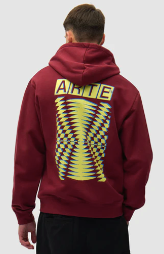 Hoodie Back Abstract