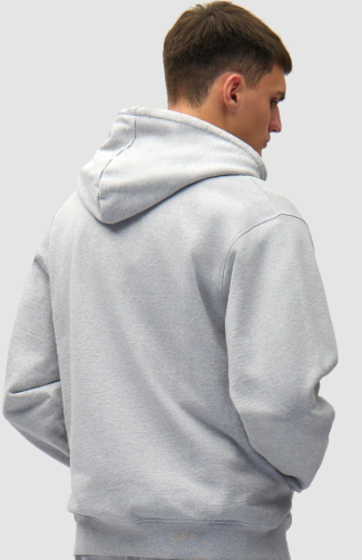 Hoodie met hartvormig logo