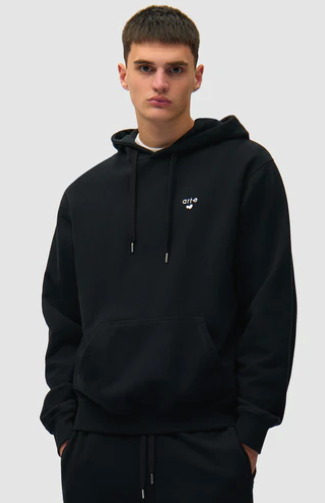 Hoodie met hartvormig logo