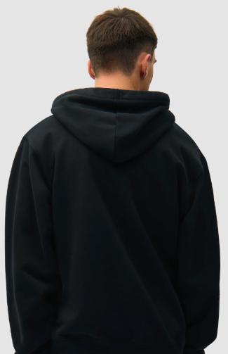 Hoodie met hartvormig logo