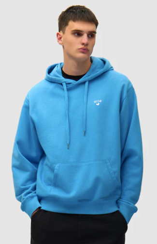 Hoodie met hartvormig logo