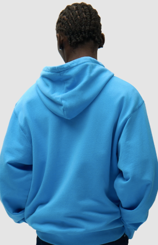Hoodie met ritssluiting en cirkelvormig logo
