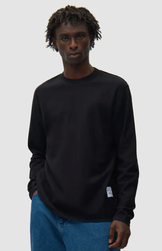Omkeerbaar label met lange mouwen