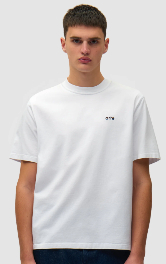 T-shirt met collage op de rug