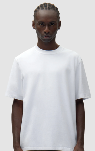 T-shirt met collage op de rug