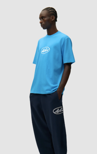 T-shirt met rond logo