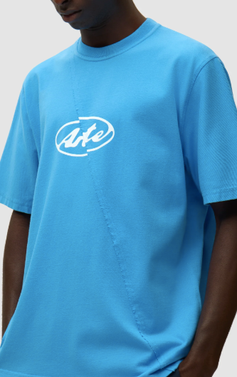 T-shirt met rond logo