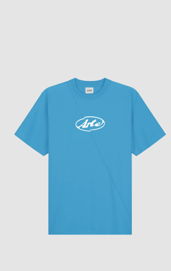 T-shirt met rond logo
