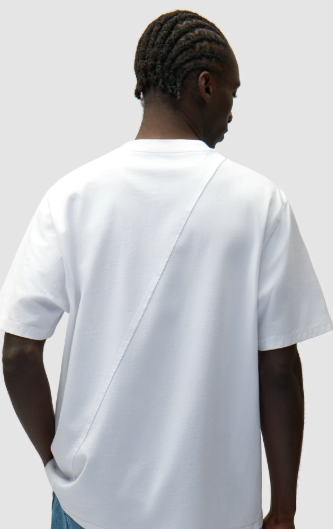 T-shirt met rond logo