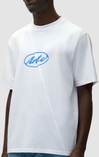 T-shirt met rond logo