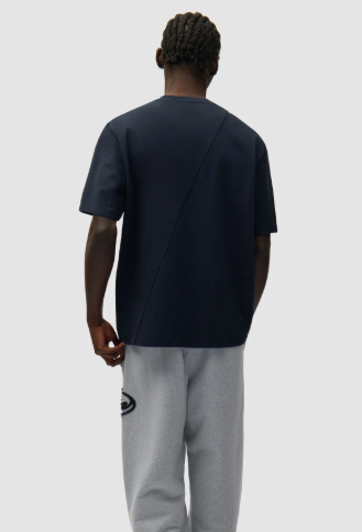 T-shirt met rond logo