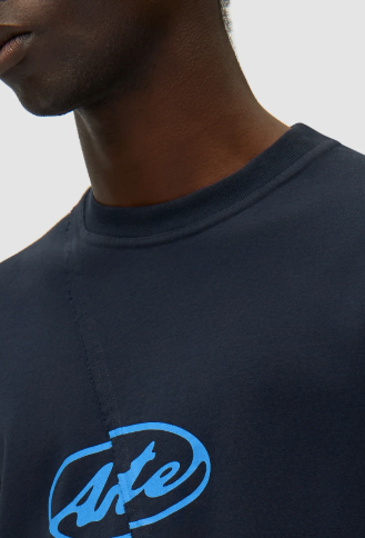 T-shirt met rond logo