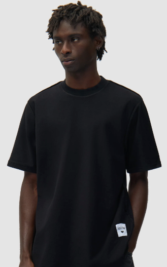 T-shirt met omkeerbaar label