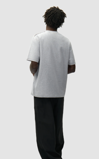 T-shirt met omkeerbaar label