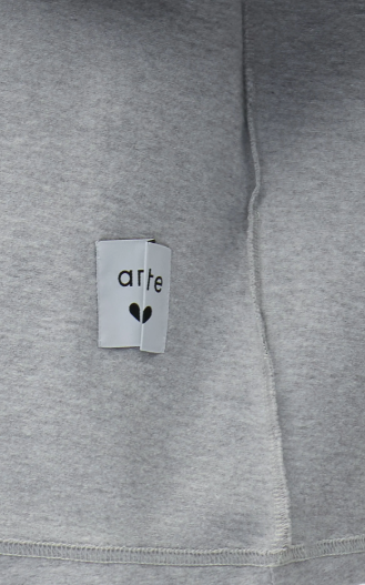 T-shirt met omkeerbaar label