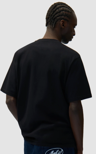 T-shirt met logo op de zijkant