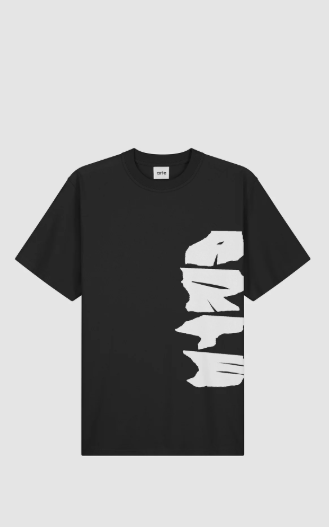 T-shirt met logo op de zijkant