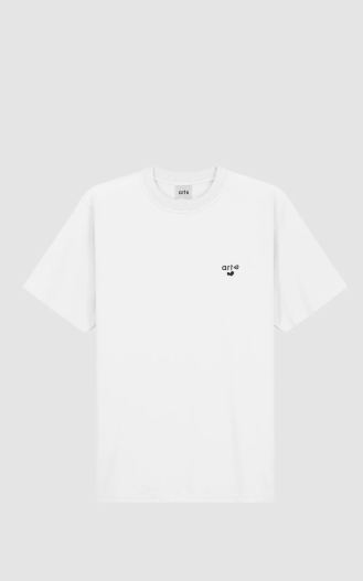 T-shirt met hartvormig logo