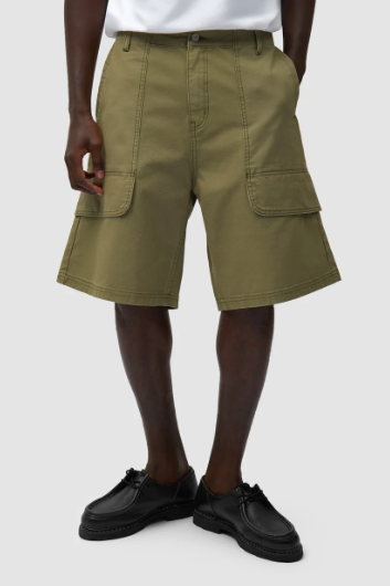 Canvas Cargo Shorts